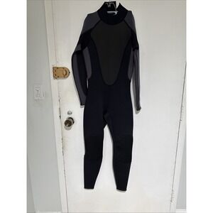 Used Aqua Lung Swim Sport Women's 3mm Full Suit Quantum Stretch BLK  Size 7/8